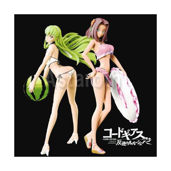 Banpresto Code Geass R2 SQ Figure C C C.C. & Kallen JPN  