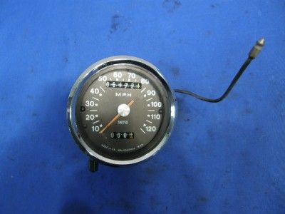   Black Face Speedometer Triumph BSA SSM 5007/02A NICE B383  