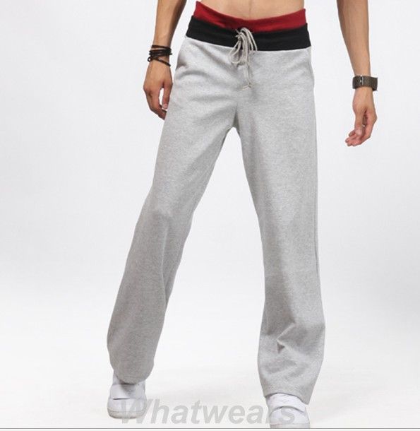 Mens Casual Short Trousers Straight Leg Pants Black Z52  