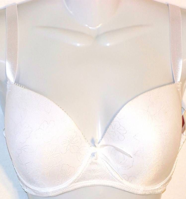 ONE BRA 4097(1) white UNDERWIRE PADDED TRIM NEW 42DD  