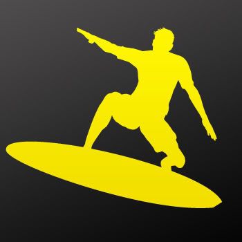 Vinyl Decal Sticker Surfer Surfboard Surf ZK3XW  