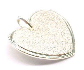 MILOR ~ Sterling Silver Fashion HEART Pendant ~ 1 1/2  