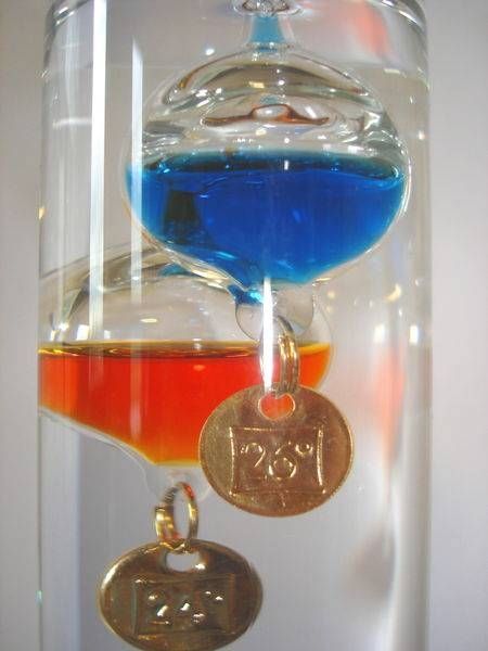 13.5 INCH GALILEO THERMOMETER HAND MADE IN GERMANY NIB  