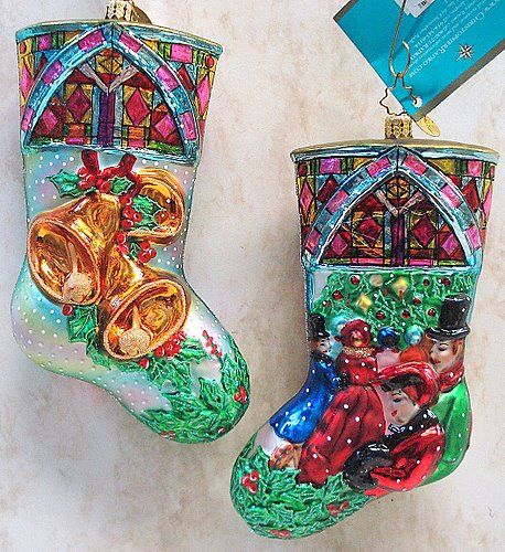 RADKO Nicholas Journey ORNAMENT 2007 Stocking 1013572  