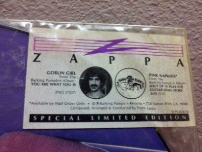 Frank Zappa   Goblin Girl Picture Disc LP Still SEALED  