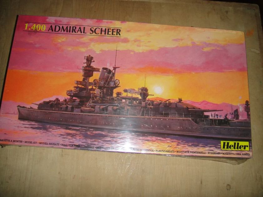 Heller 81045 1/400 ADMIRAL SCHEER GERMAN NAVY WWII  