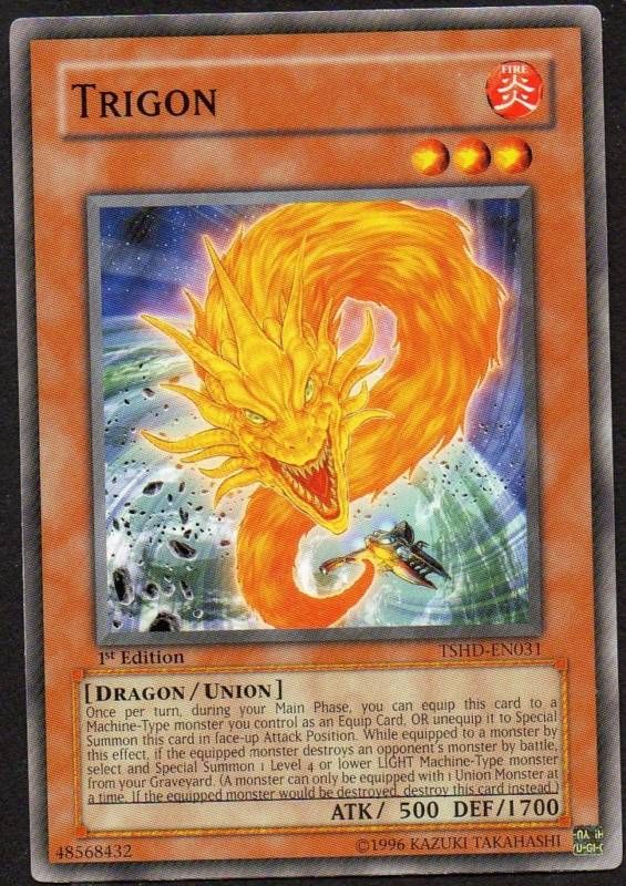 YUGIOH CARD   TRIGON   TSHD EN031   1st ed  