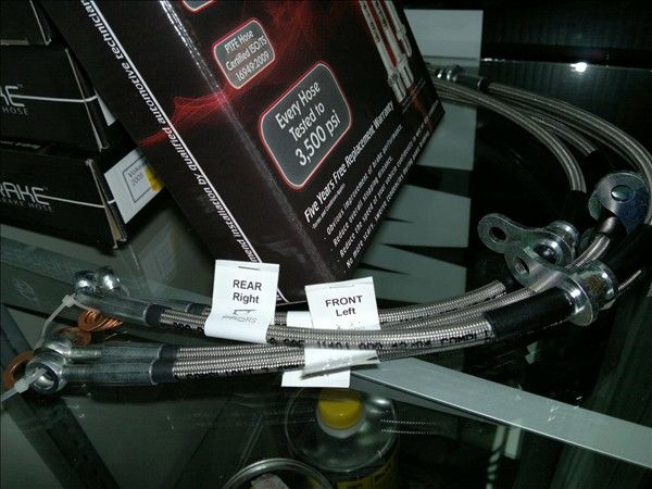 PRO RS Brake Hose Honda Integra DC5 Type R ISO Quality  