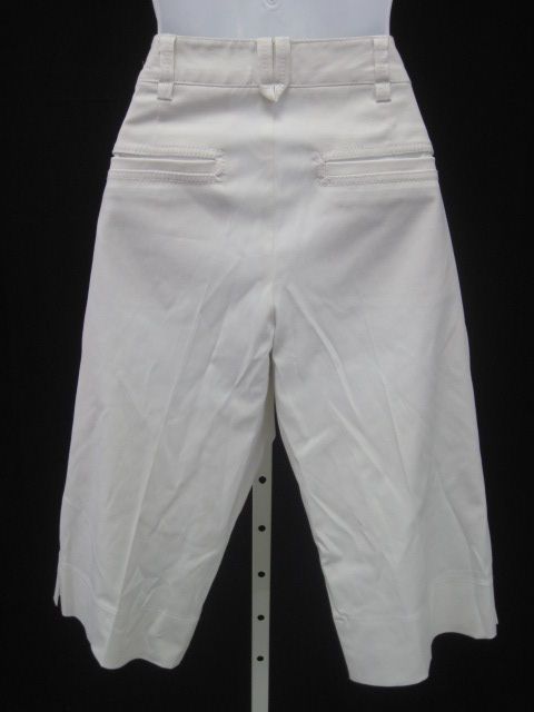 TWELFTH STREET CYNTHIA VINCENT White Bermuda Shorts 6  