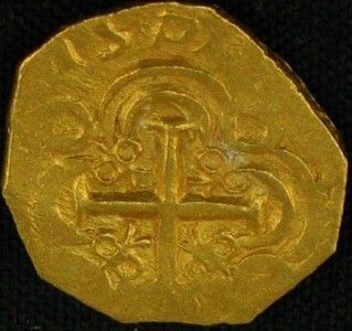 Spanish Gold 2 Escudos 1715 Fleet Treasure Wreck Cob  