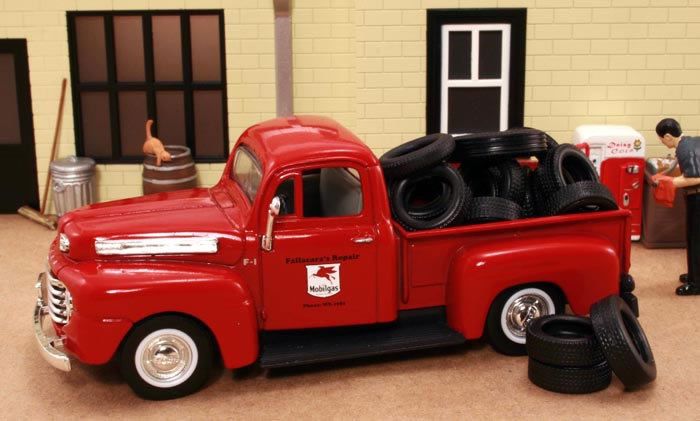 43 1948 FORD F 1 Mobil Gas Service Station Truck  