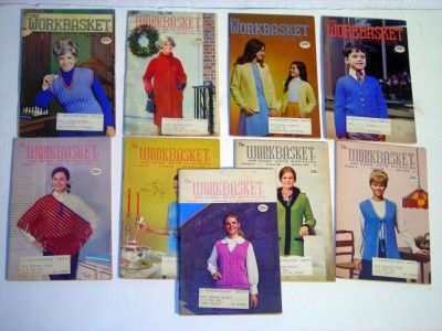 Workbasket Vintage Magazines Crafts 70s  