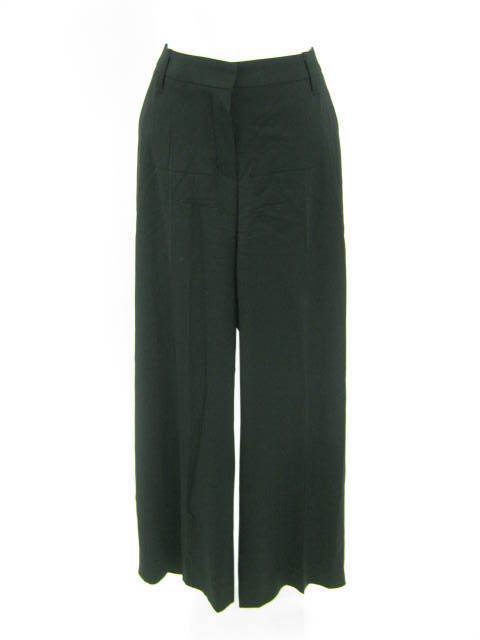 ESCADA Black Wool Blend Wide Leg Pants Slacks Sz 38  