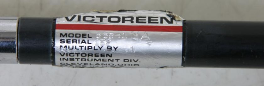 Victoreen 555 Probe model 555 .1MA  