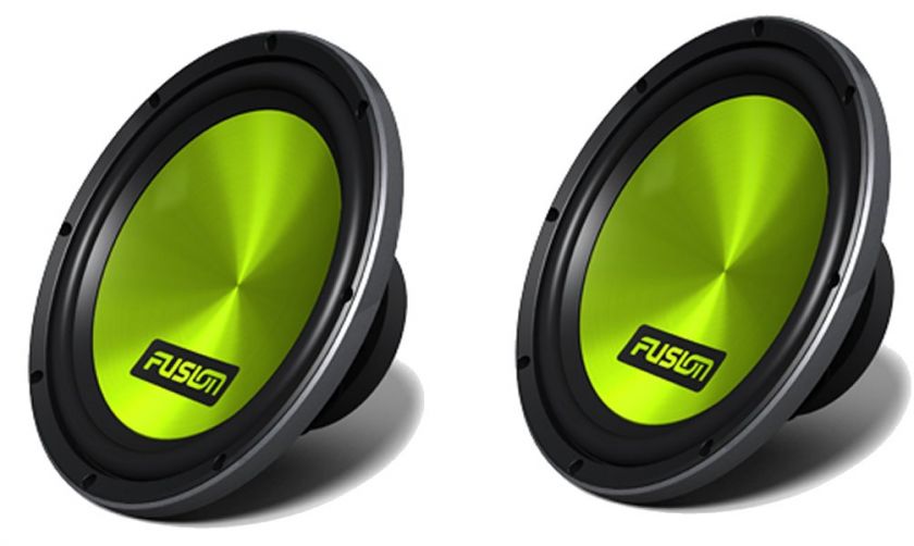 PAIR FUSION CS SW120 12 2000W CAR SUBWOOFERS 2) SUBS  