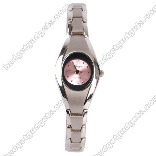 Fein rosa Zifferblatt Armband Uhr Damenuhr Lady Watch  