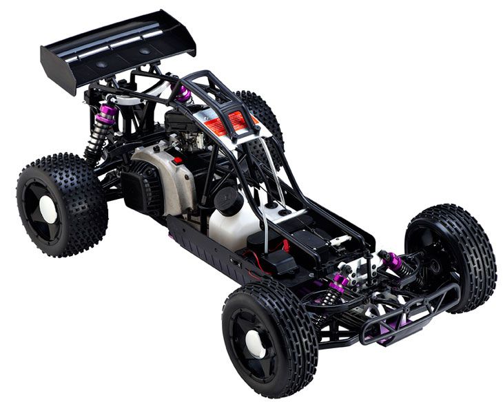 AoWei 1/5th Scale 26cc Yama Petrol RC Buggy 2.4Ghz   Radio Controlled 