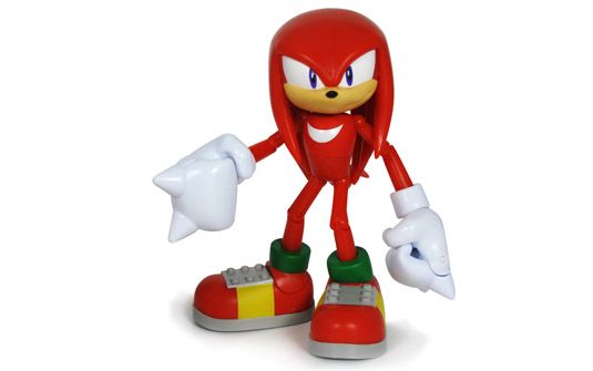 NIP 2011 jazwares Sonic 20th Anniversary Knuckles Action Figure  