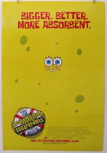 MINT & ROLLED SPONGEBOB SQUAREPANTS MOVIE POSTER  