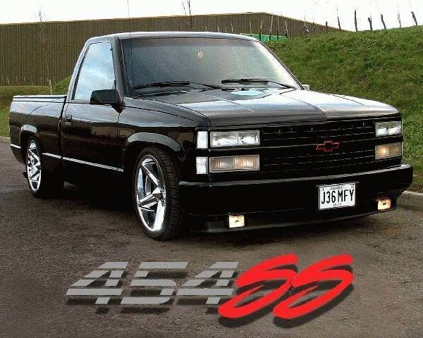 454 SS CHEVY TRUCK BEDSIDE DECALS 90 91 92 93 CHEVROLET TRUCK with 