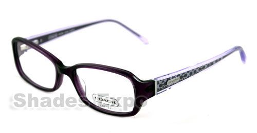 NEW COACH EYEGLASSES CC 2036 PURPLE PURPLE MIDORI AUTH  