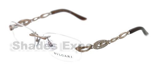 NEW BVLGARI EYEGLASSES BV 2082 BROWN 266 BV2082 AUTH  