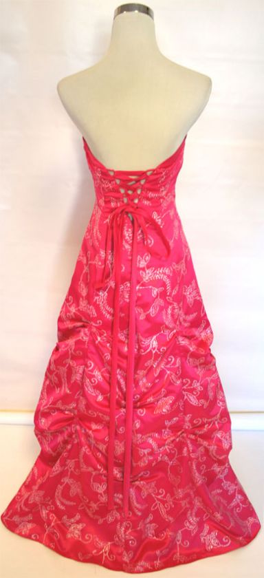 NWT ZUM ZUM $150 Watermelon Party Prom Formal Gown 5  