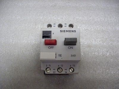Siemens Manual Motor Starter 3VE1010 2K  