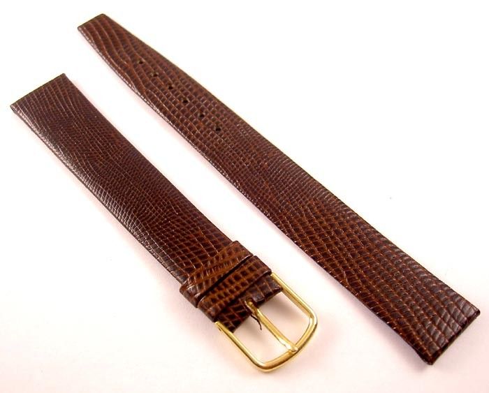 18mm Vintage NOS Lizard Calf Wrist Watch Band Strap  