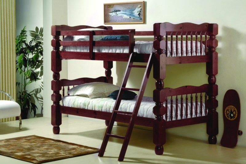 Jumbo Turned Post Bunk Bed  