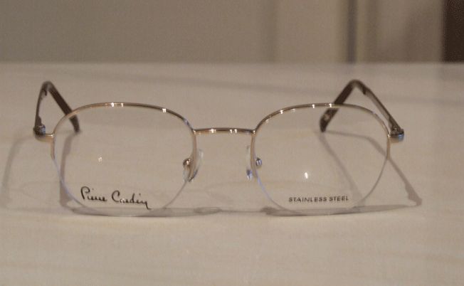 BN Pierre Cardin 100% Authentic Designer Semi Rimless S/Steel Glasses 