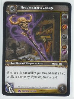 World Of Warcraft TCG EPIC Headmasters Charge 325/361  