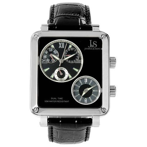 Joshua and Sons js 30 01 Day Date Gentlemens Watch  