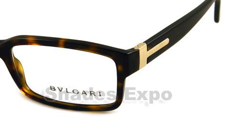 NEW BVLGARI EYEGLASSES BV 3014 HAVANA 504 BV3014 AUTH  