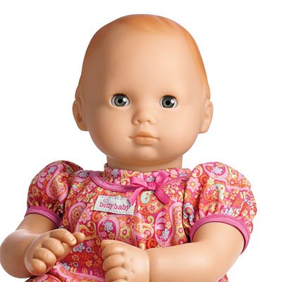 AMERICAN GIRL BITTY BABY LIGHT SKIN RED HAIR BLUE GRAY EYE W/BITTY 