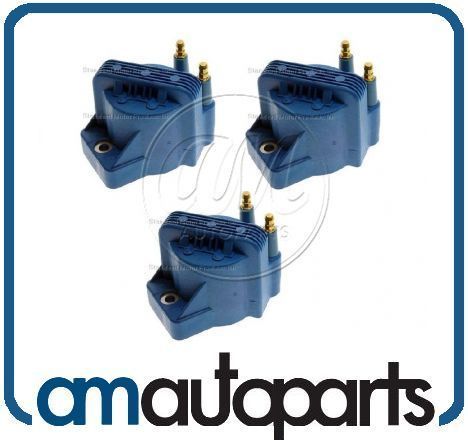 Chevy GMC Pontiac V6 2.8 3.3 3.1 3.8 Ignition Spark Coil Pack Set of 3 