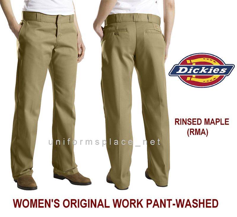 Women Ladies Dickies Original WORK PANT FP774 Nwt MAPLE  