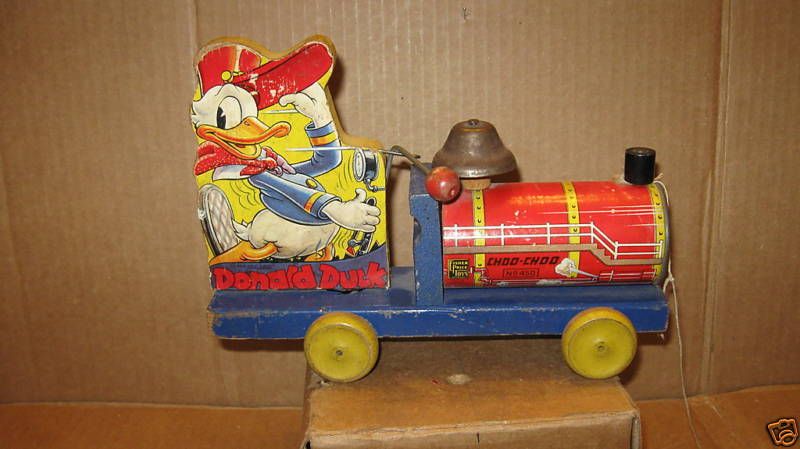 Vintage Fisher Price Donald Duck Choo Choo 47 yr old  