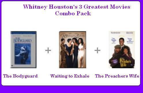 Whitney Houston Combo Set=The Bodyguard+Waiting To Exhale+The 