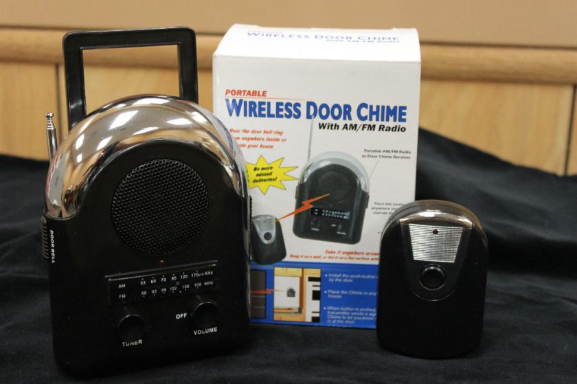 PORTABLE WIRELESS DOOR CHIME 017874136117  