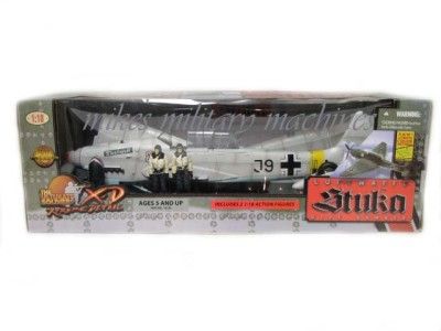 ULTIMATE SOLDIER XD 1/18 JU 87 STUKA WINTER WHITE MIB  