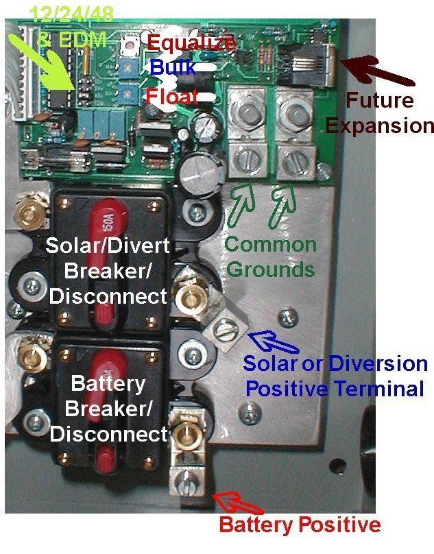 150 amp SMA charge controller 4 wind turbine generator solar panel 