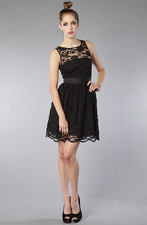 BB Dakota The Faith Lace Dress Black  