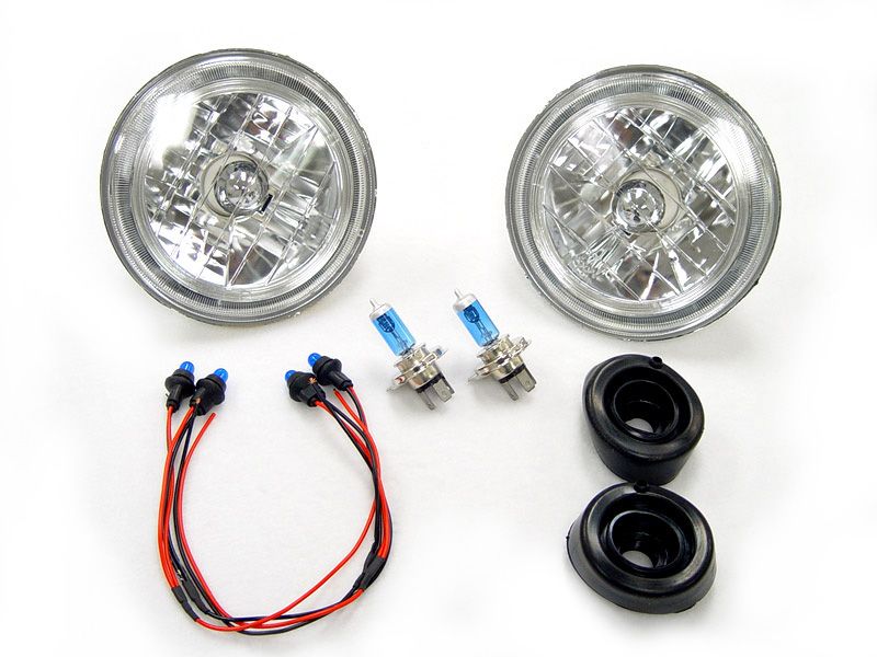 ROUND H6024 6024 ANGEL HALO HID SEAL BEAM HEADLIGHTS  