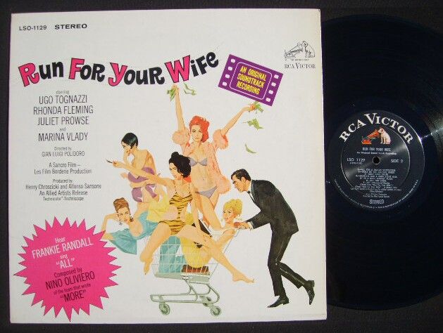 RUN FOR YOUR WIFE Nino Oliviero 1965 RCA STEREO NM bb  