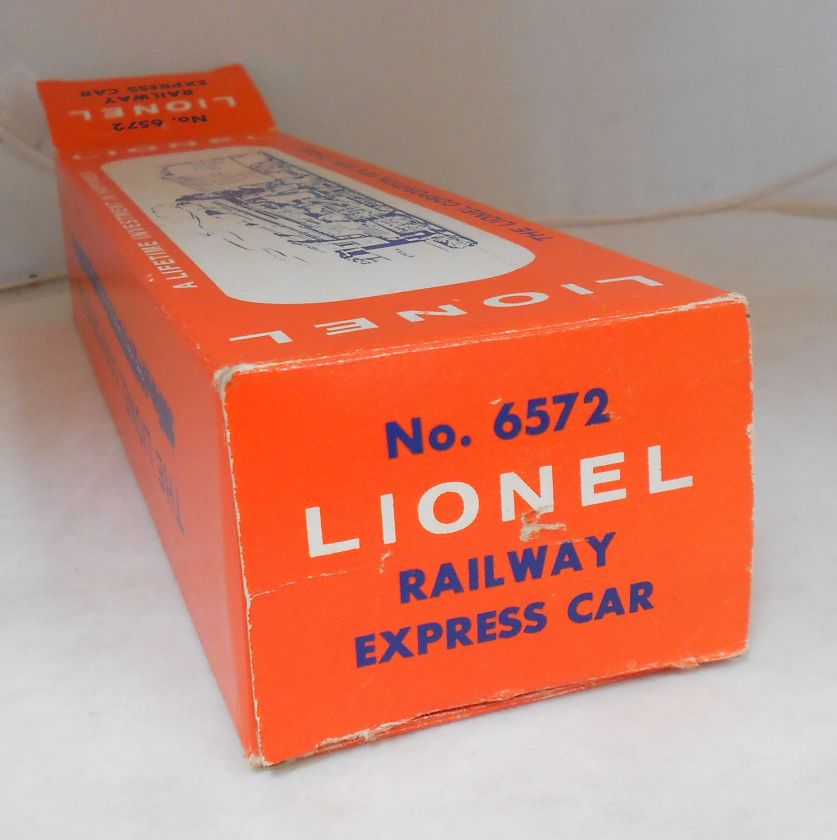 Lionel 6572 Railway Express Agency Box Car 1958 1959 BOX ONLY  