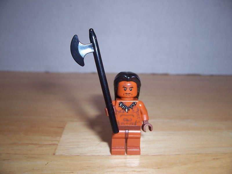 LEGO   Indiana Jones UGHA WARRIOR w/ Hair (#7627)  