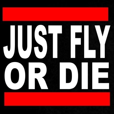 TAYLOR GANG JUST FLY OR DIE DMC RAP Hip Hop RUN T Shirt  