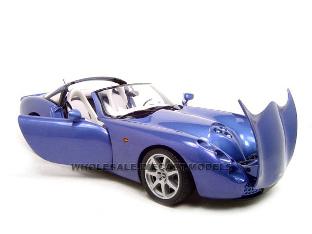 TVR TUSCAN S BLUE 118 DIECAST MODEL  