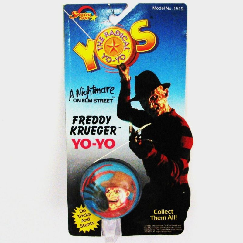 NIGHTMARE ON ELM STREET~1989 Spectra Star Yo Yo~Freddy Krueger Figure 